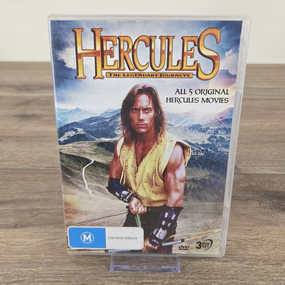 Hercules The Legendary Journeys All 5 Original Movies (3‑Disc DVD Set) Region 4